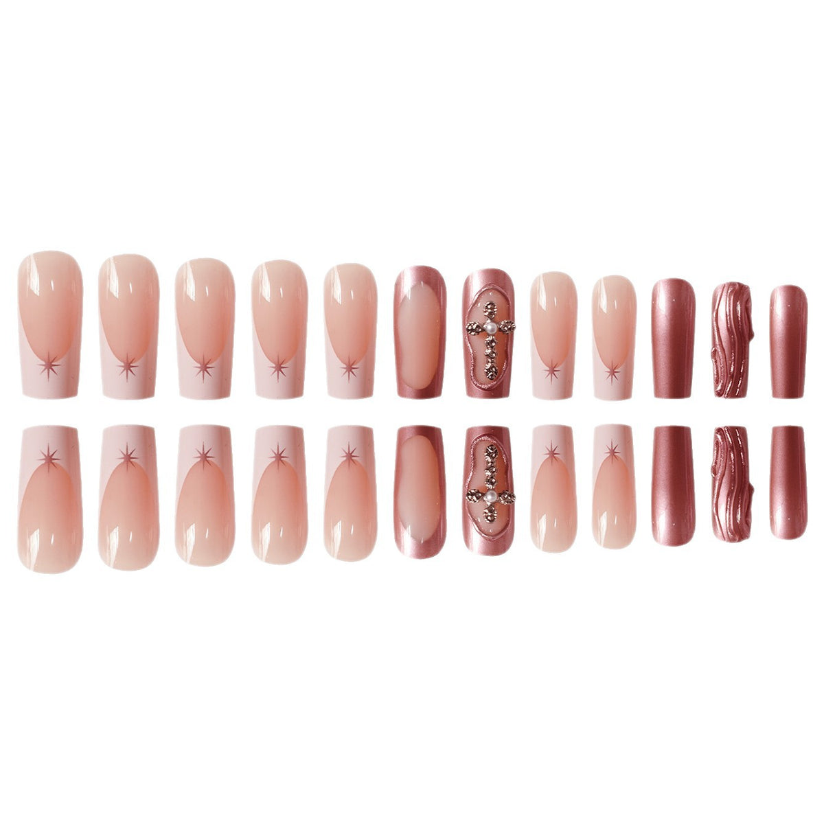 Artistic Long Nail Set Acalora