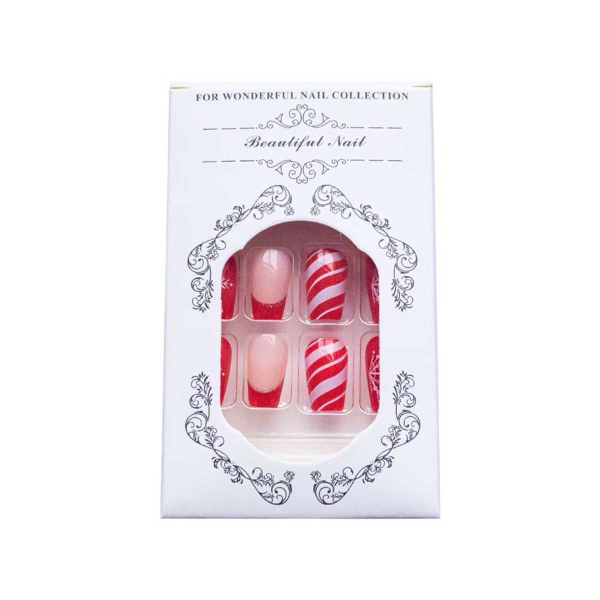 Festive Artificial Nail Creation Acalora