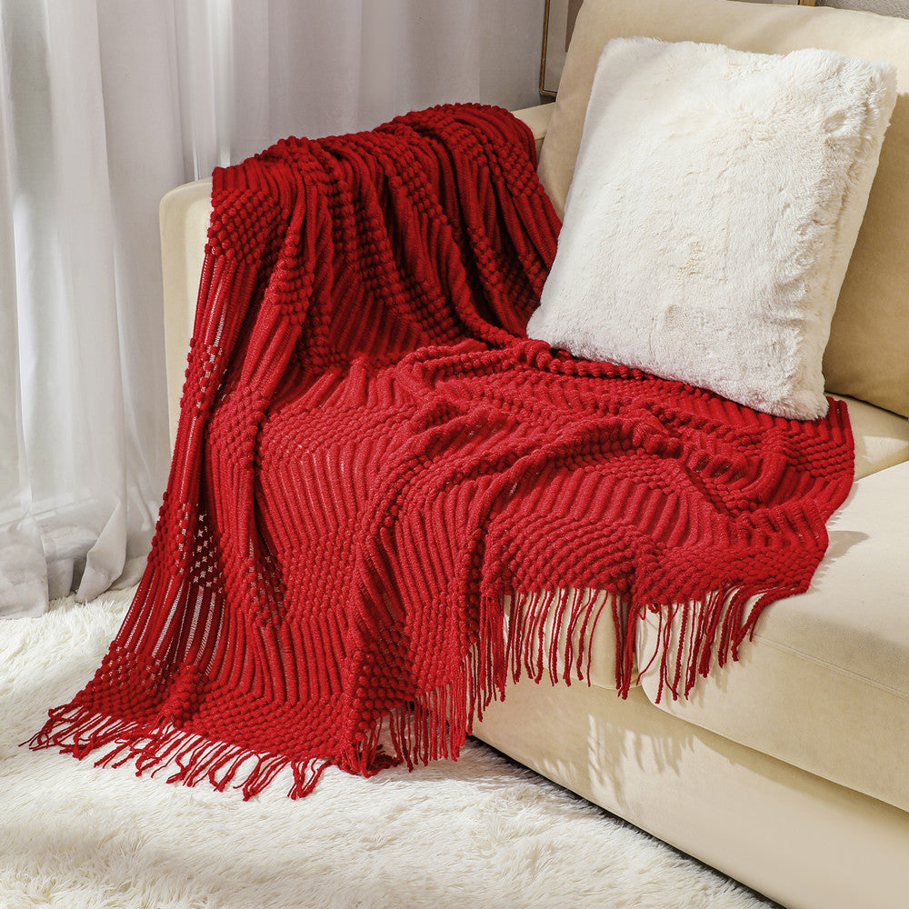 Unisex Stylish Textured Throw Blanket
