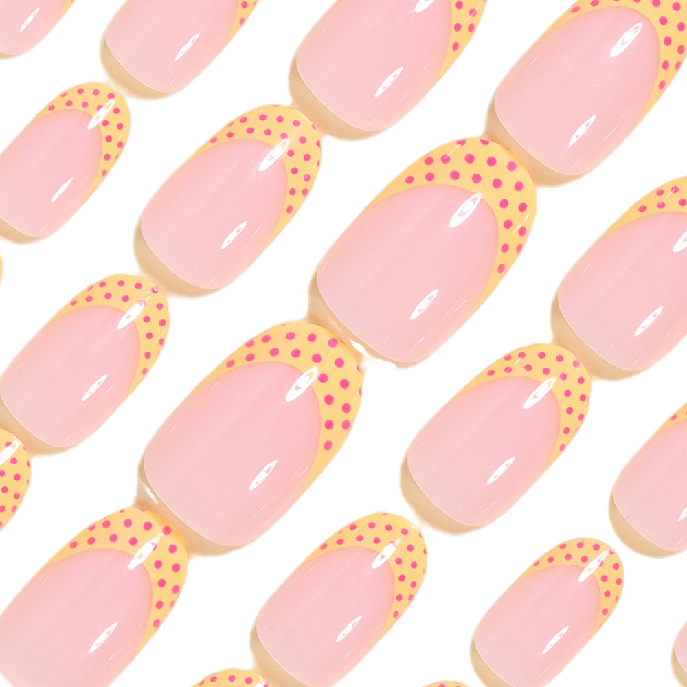 Chic Polka Dot Nail Design Acalora