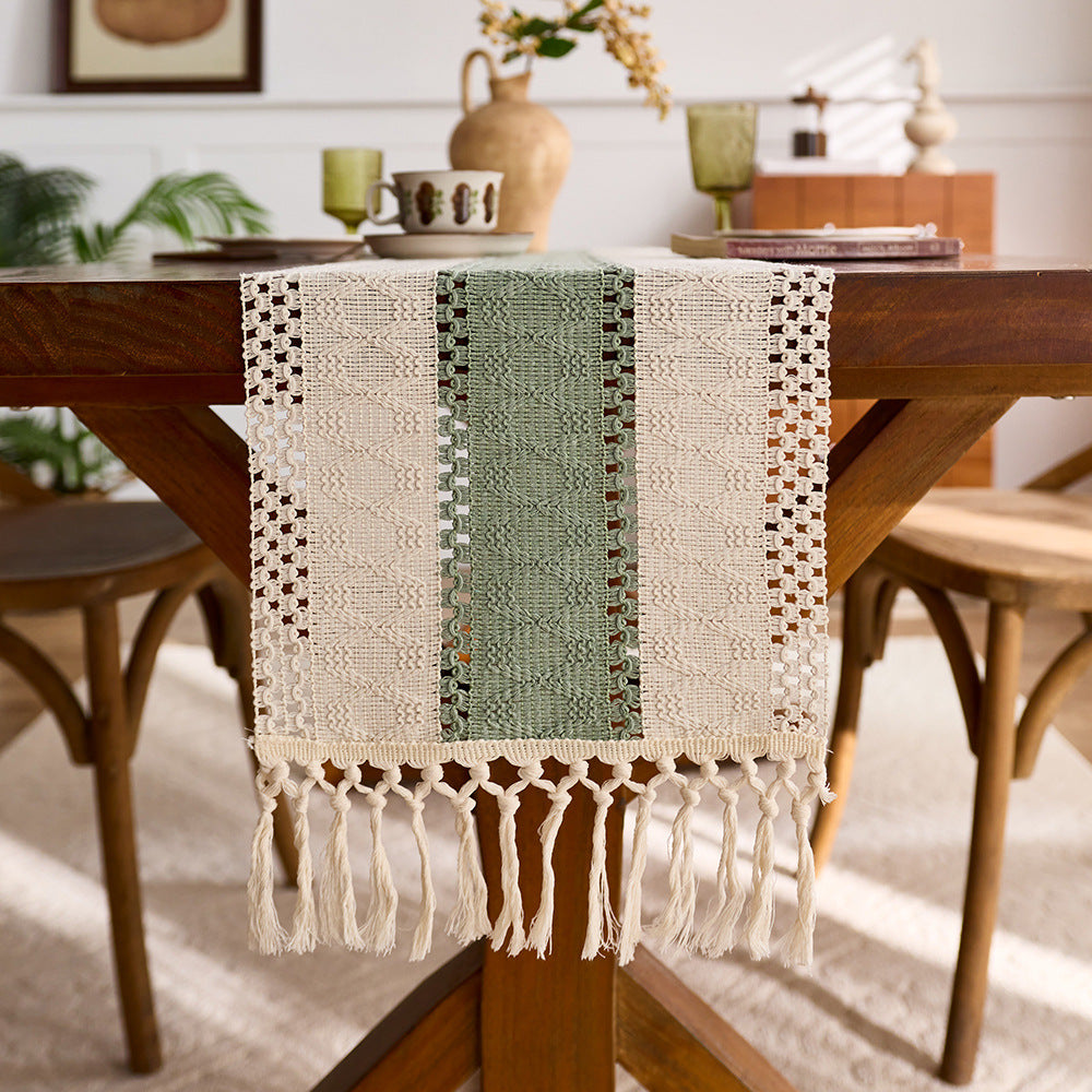 Elegant Textured Table Runner