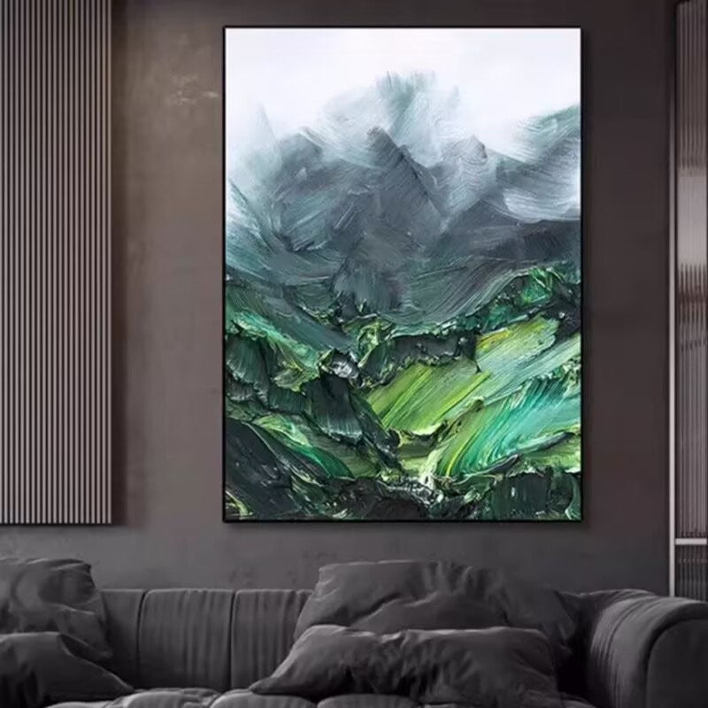 Textured Landscape Canvas Print