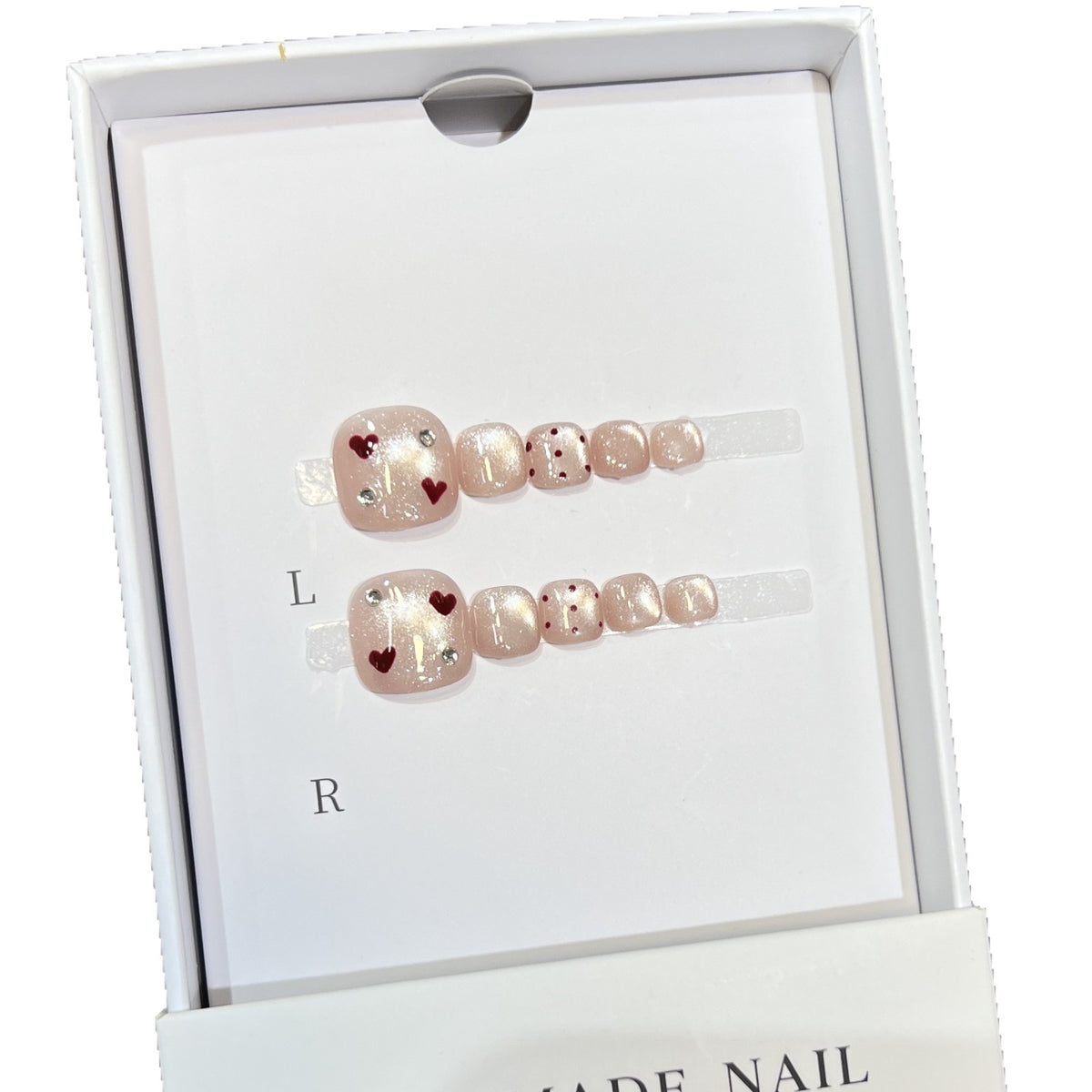 Decorative Heart Nail Art Set Acalora