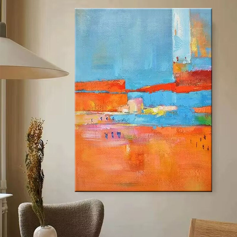 Abstract Expressionist Acrylic Canvas Artwork