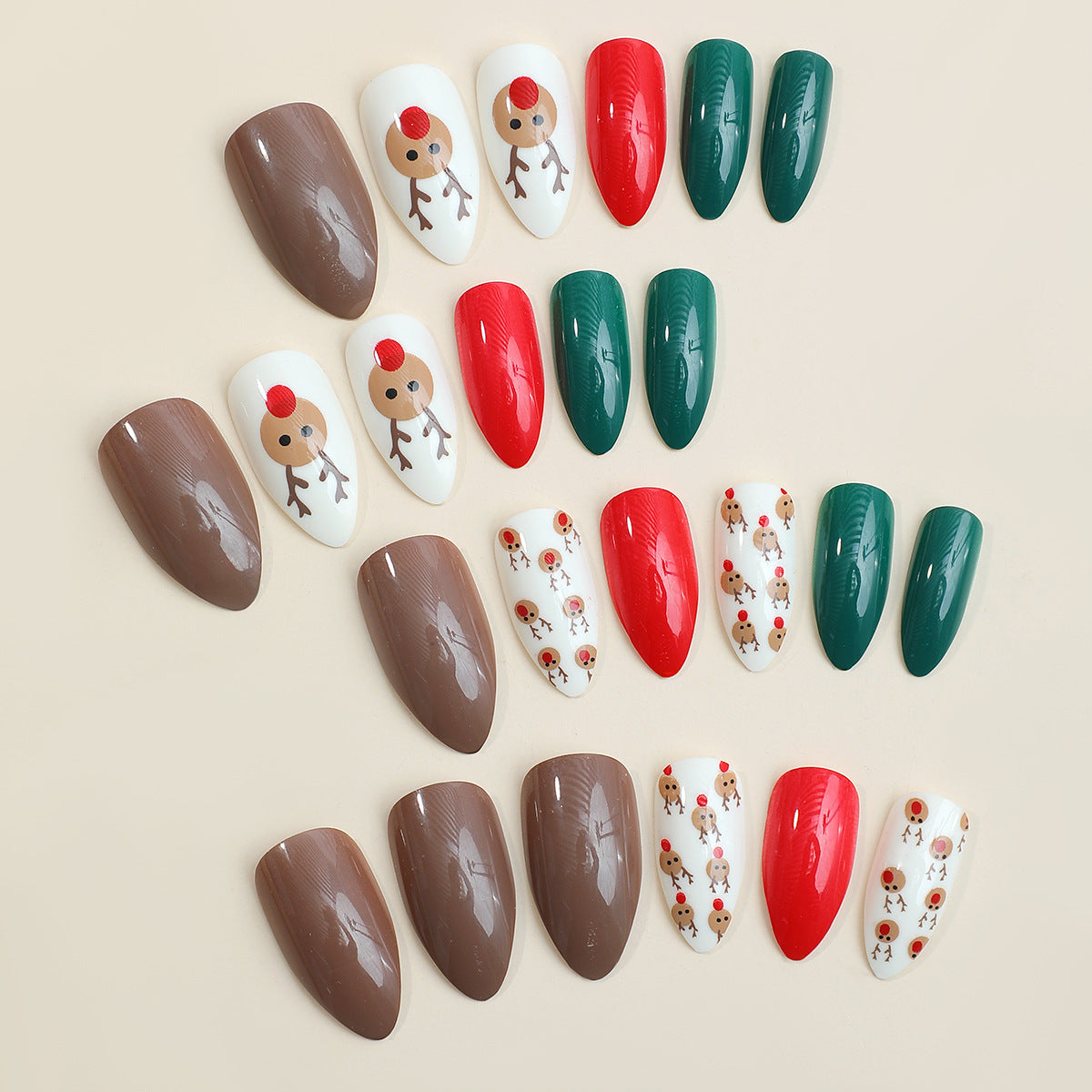 Holiday-Themed Press-On Nail Art Set Acalora 1788496103