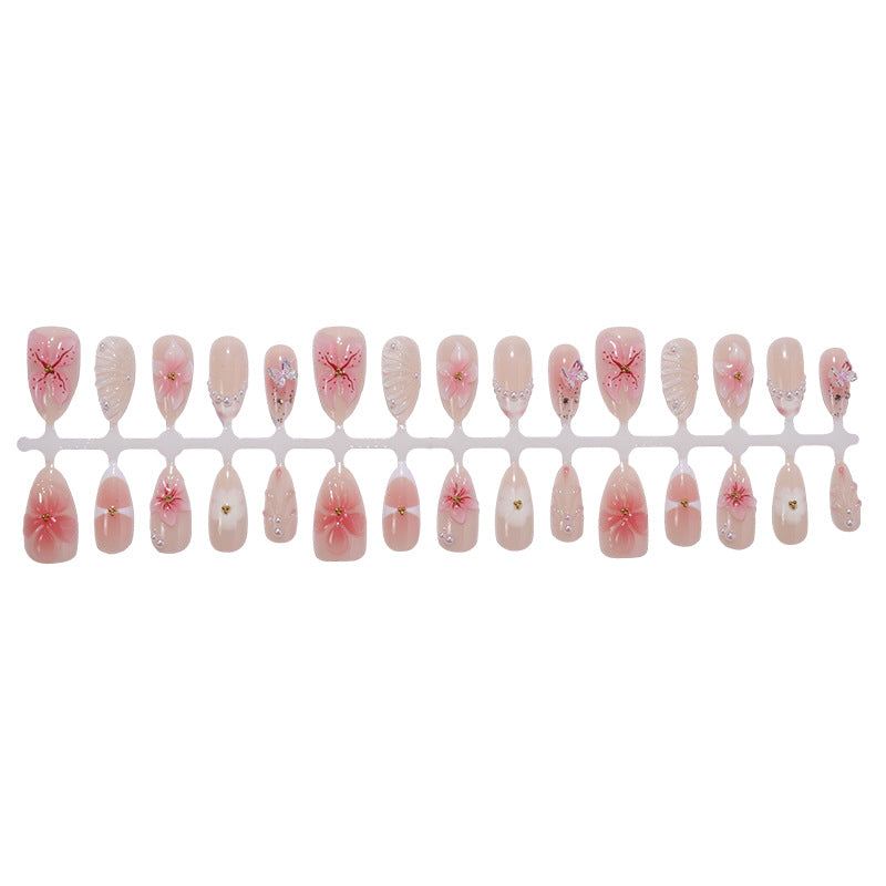 Decorative Floral Press-On Nail Art Set Acalora 1788495790