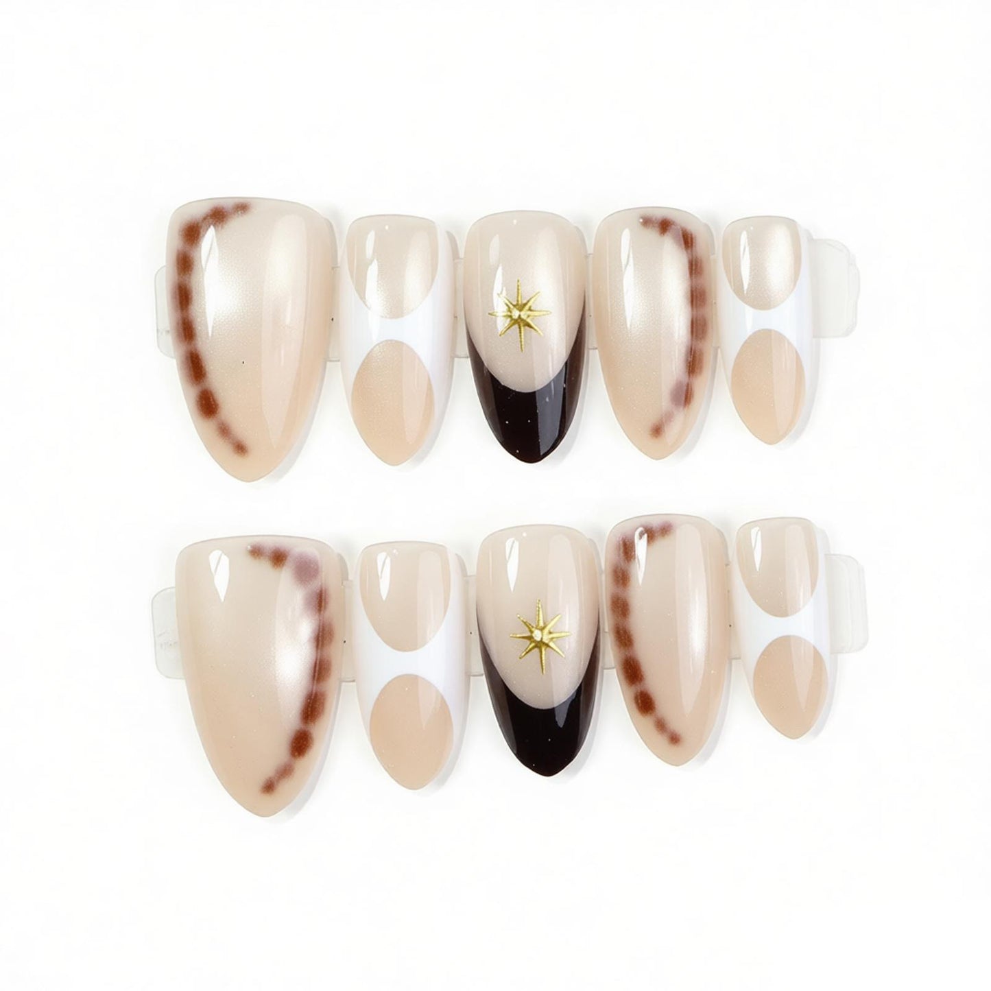 Glamorous Press-On Nail Art Set Acalora
