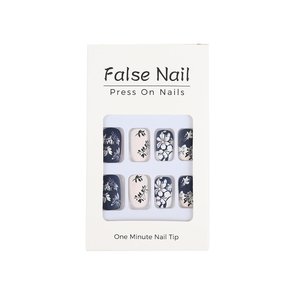 Artificial nails with floral matte design Acalora