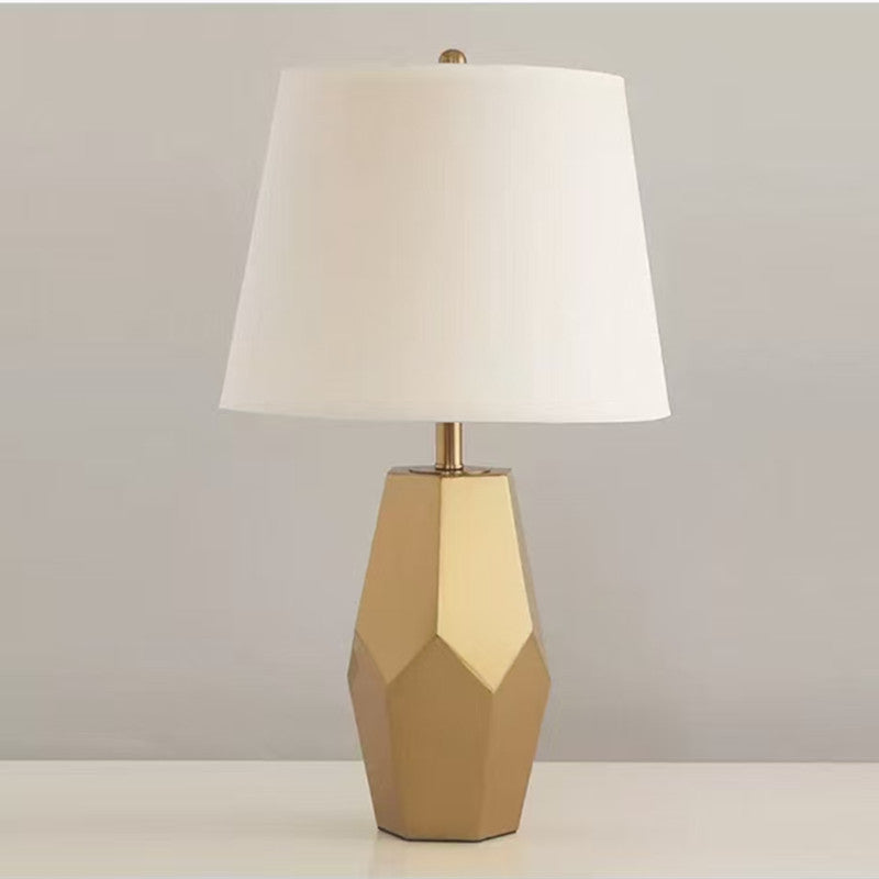 Geometric Table Lamp with Modern Design