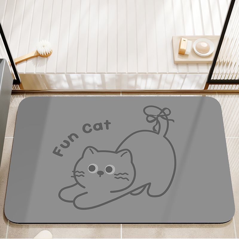 Cute Cartoon Animal Bath Mat