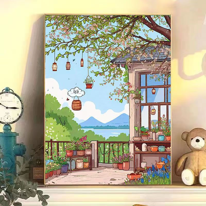 Urban Café Landscape Wall Art