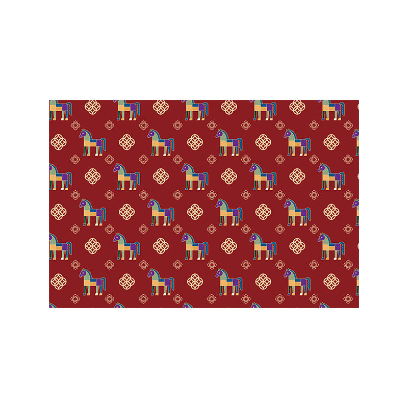 Playful Horse-Themed Memory Foam Bath Mat Acalora