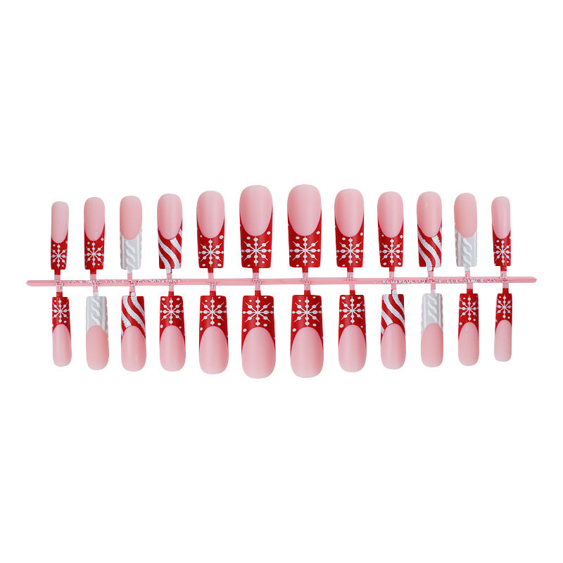 Festive Holiday Press-On Nail Art Set Acalora