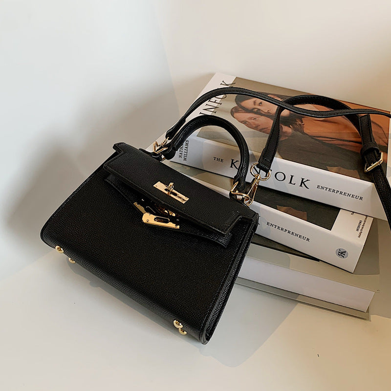 Structured Faux Leather Handbag Acalora