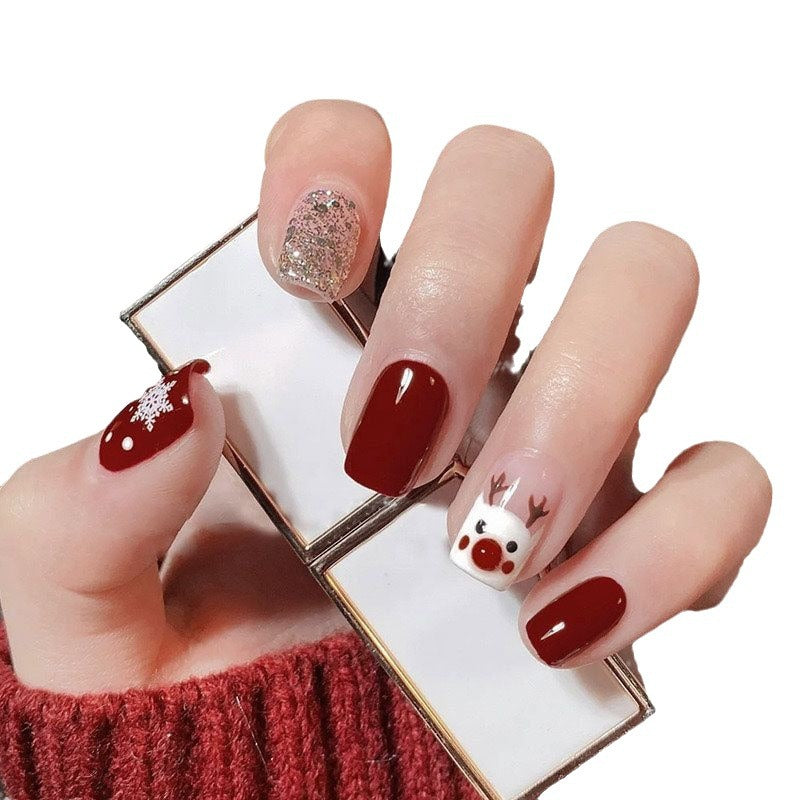 Festive Themed Decorative Press-On Nails Acalora