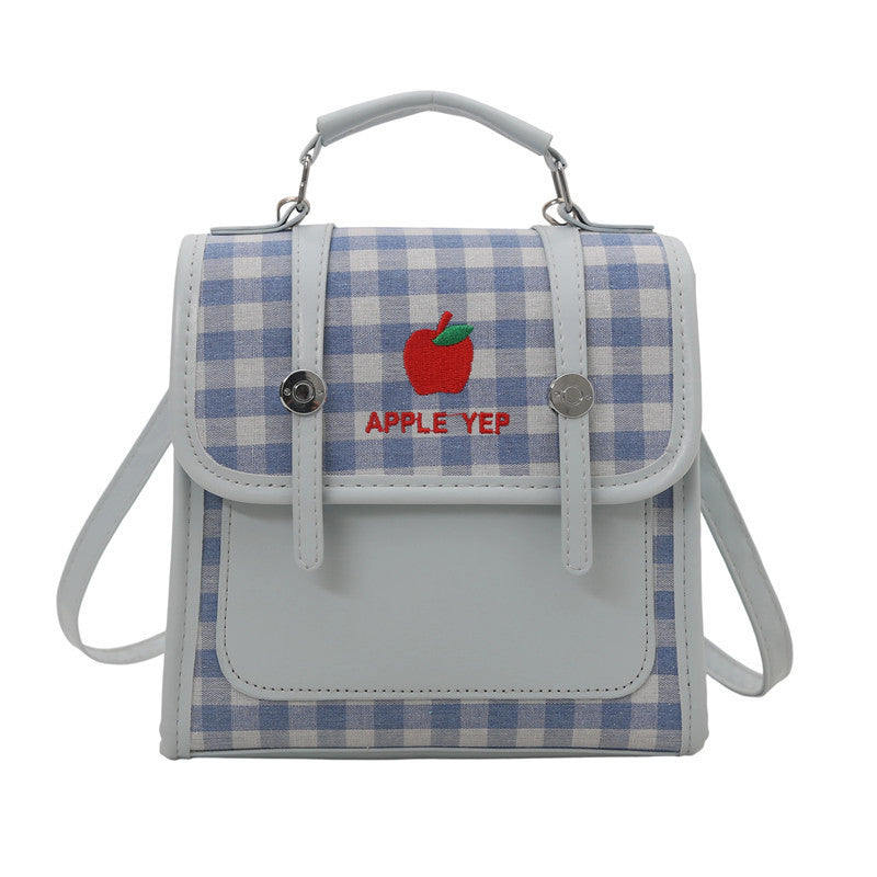 Playful Checked Mini Backpack Acalora