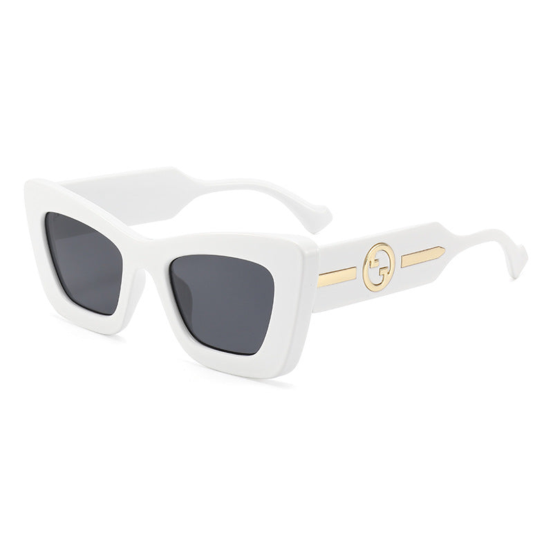 Women's designer sunglasses with distinctive geometric frame and high-quality craftsmanship Bowlift