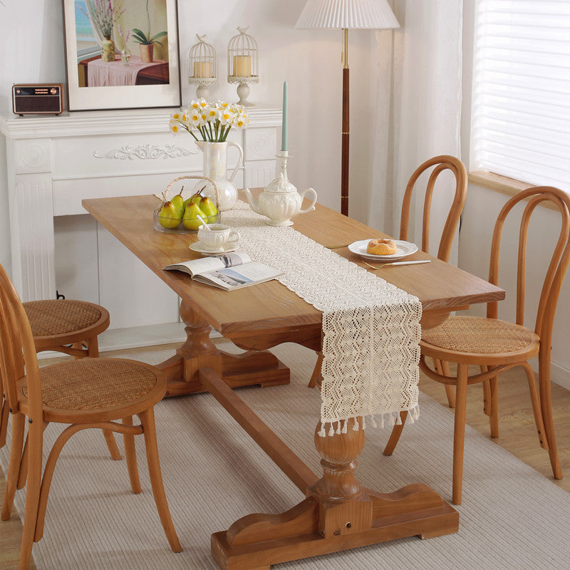 Lace Fringed Table Runner