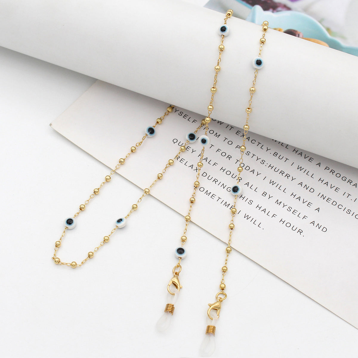 Decorative Bead Eyewear Chain Acalora