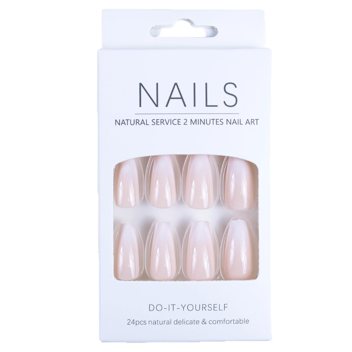 Artificial nails with an elegant high-gloss finish Acalora