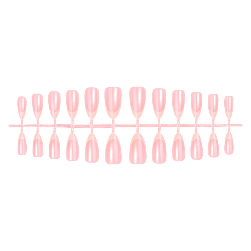 Elegant French Tip Press-On Nails Acalora