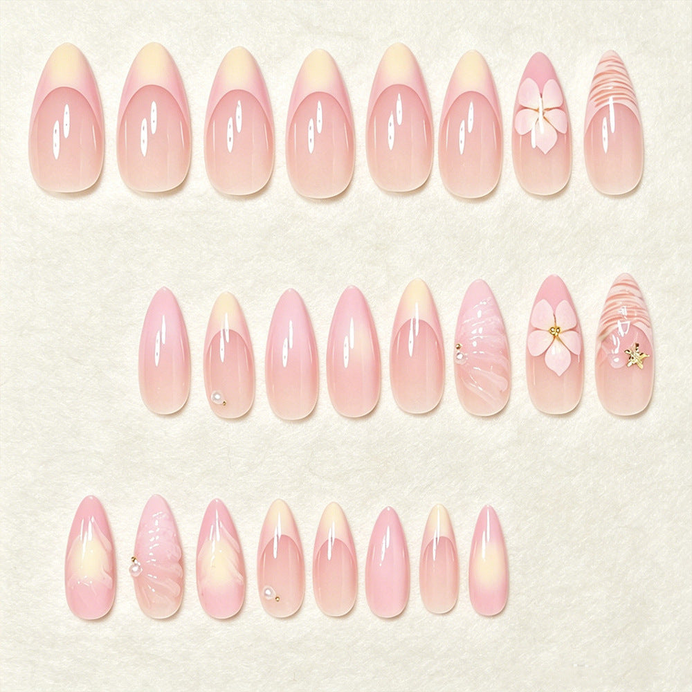 Decorative Press-On Nail Art Set Acalora