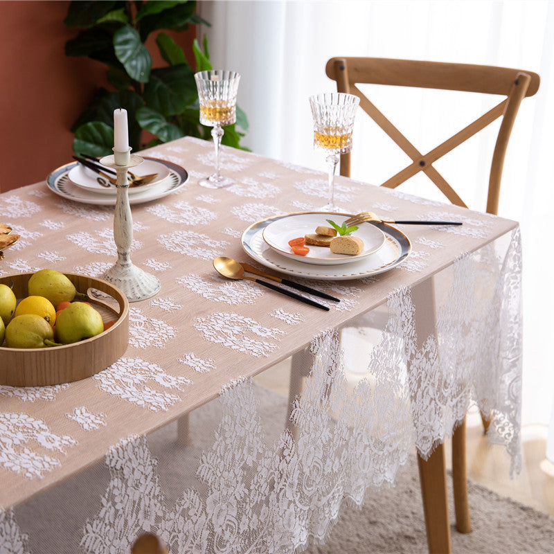 Elegant Lace Table Overlay