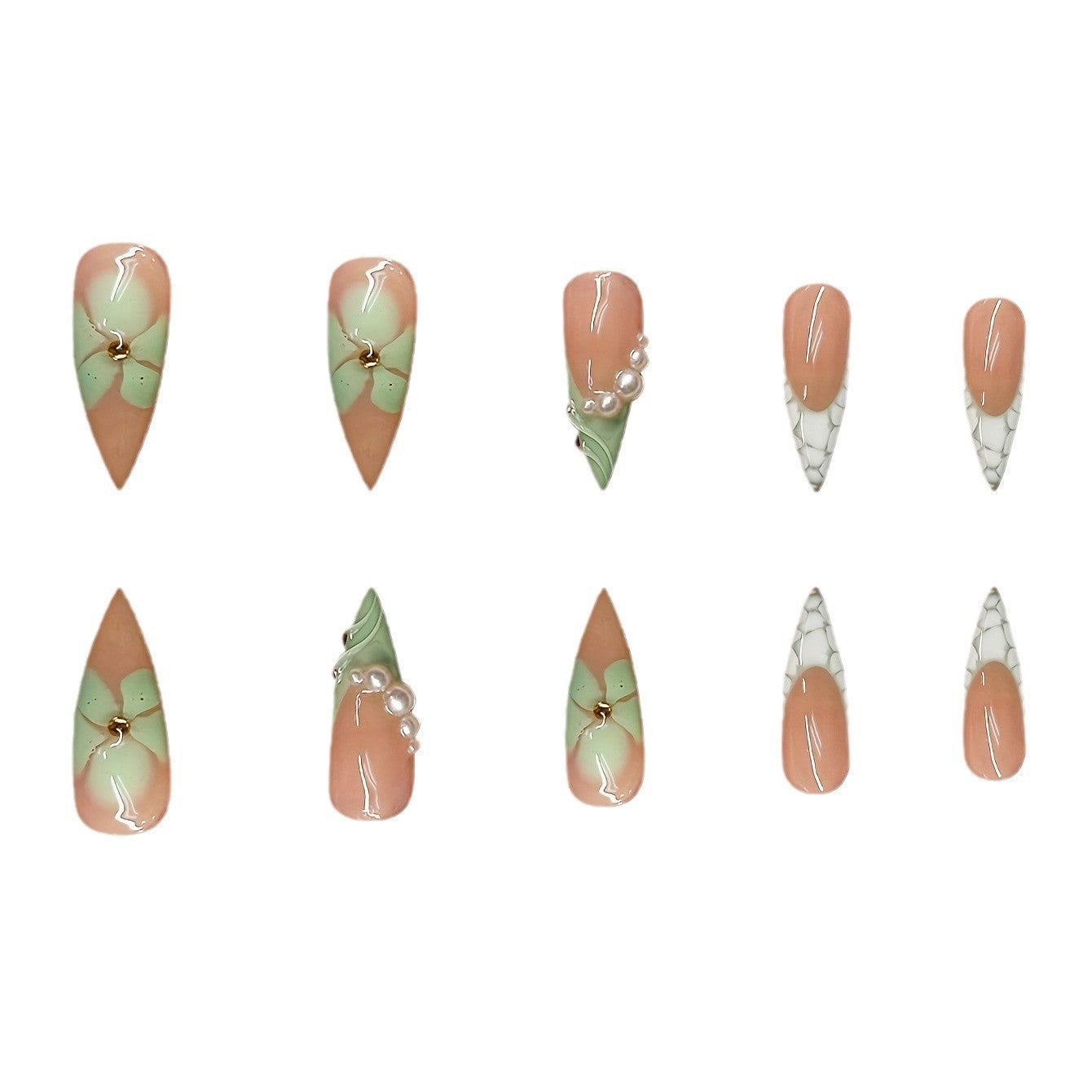 Elegant Stiletto Nail Design Acalora