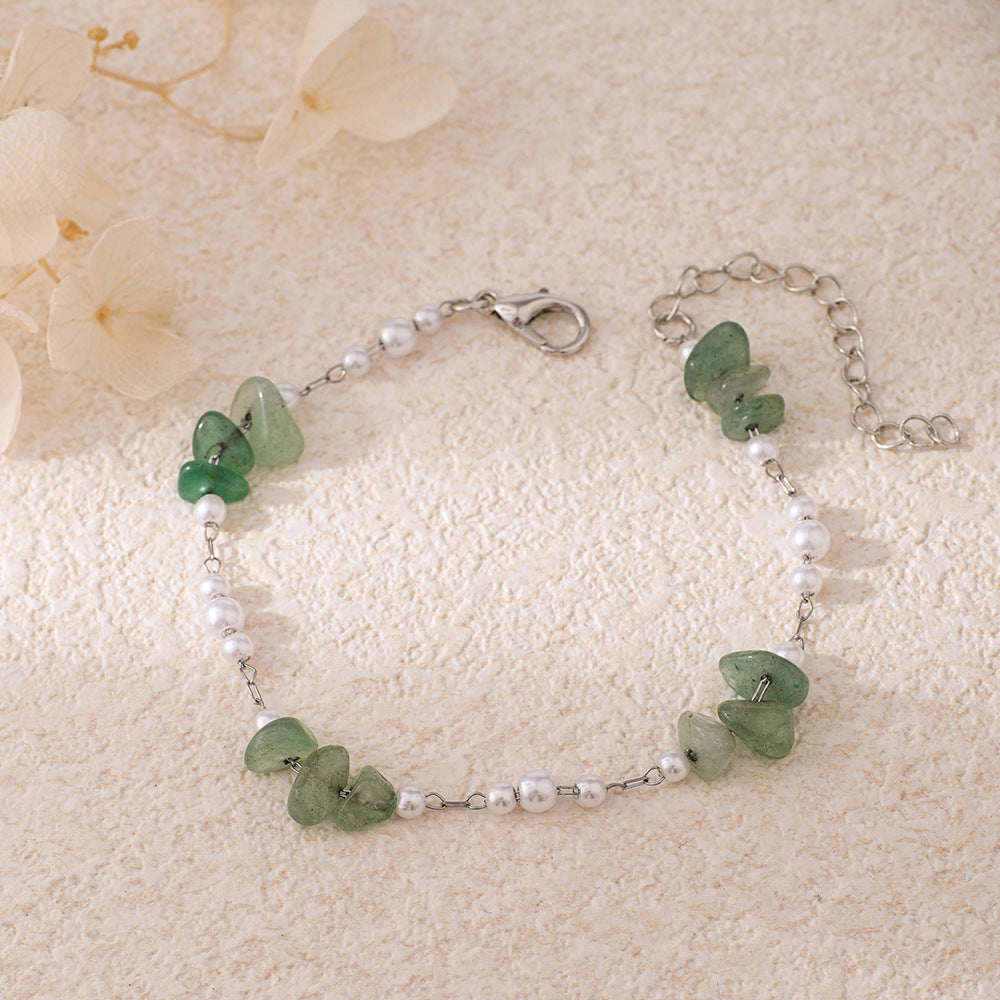 Chic Pearl and Gemstone Bracelet Acalora