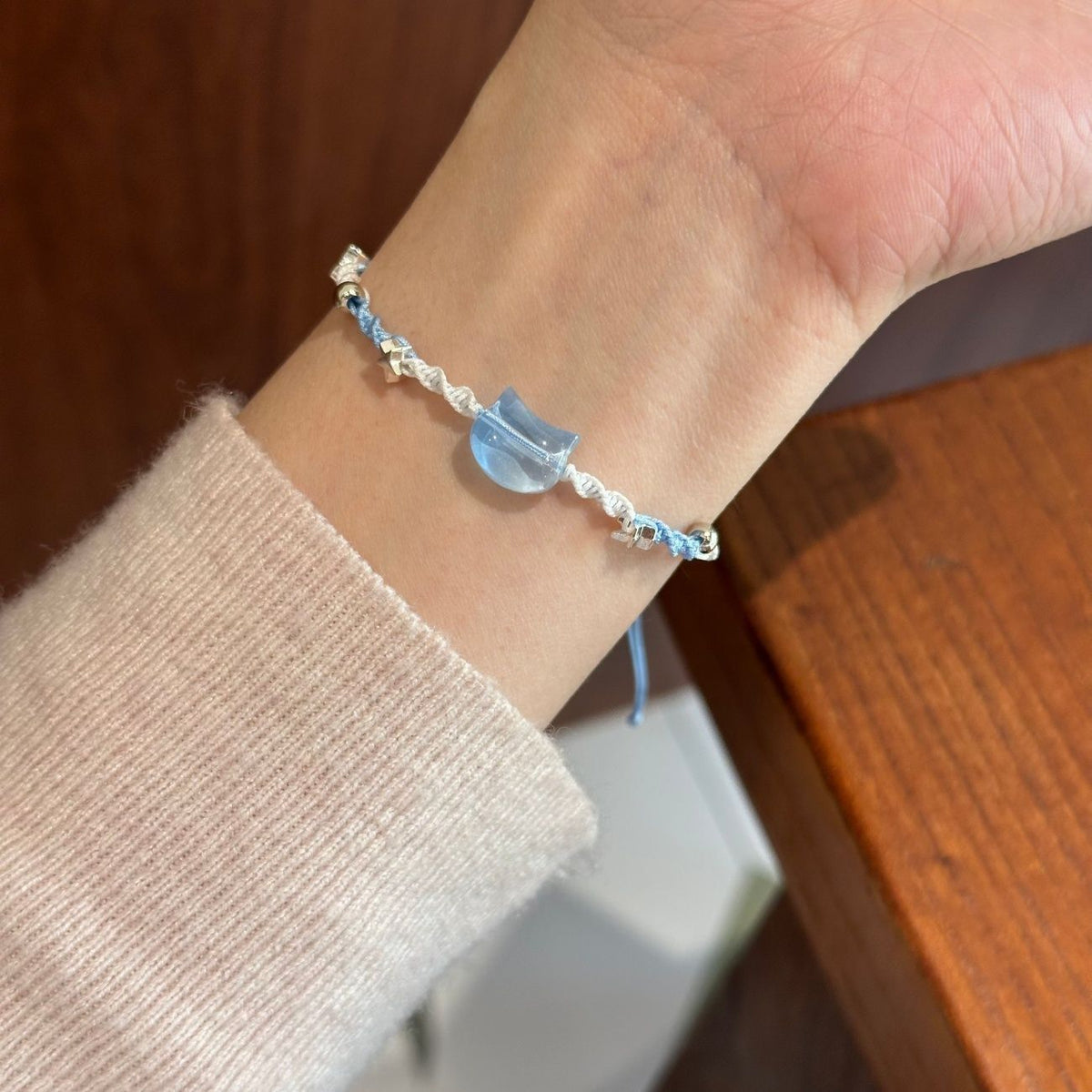 Adjustable Cat-Themed Charm Bracelet Acalora