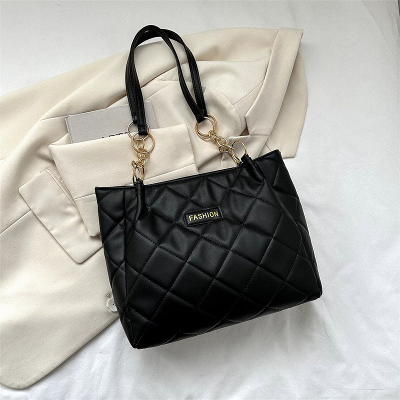 Elegant Quilted Tote Bag Acalora