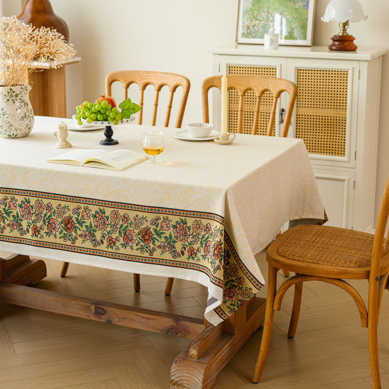 Floral Pattern Tablecloth