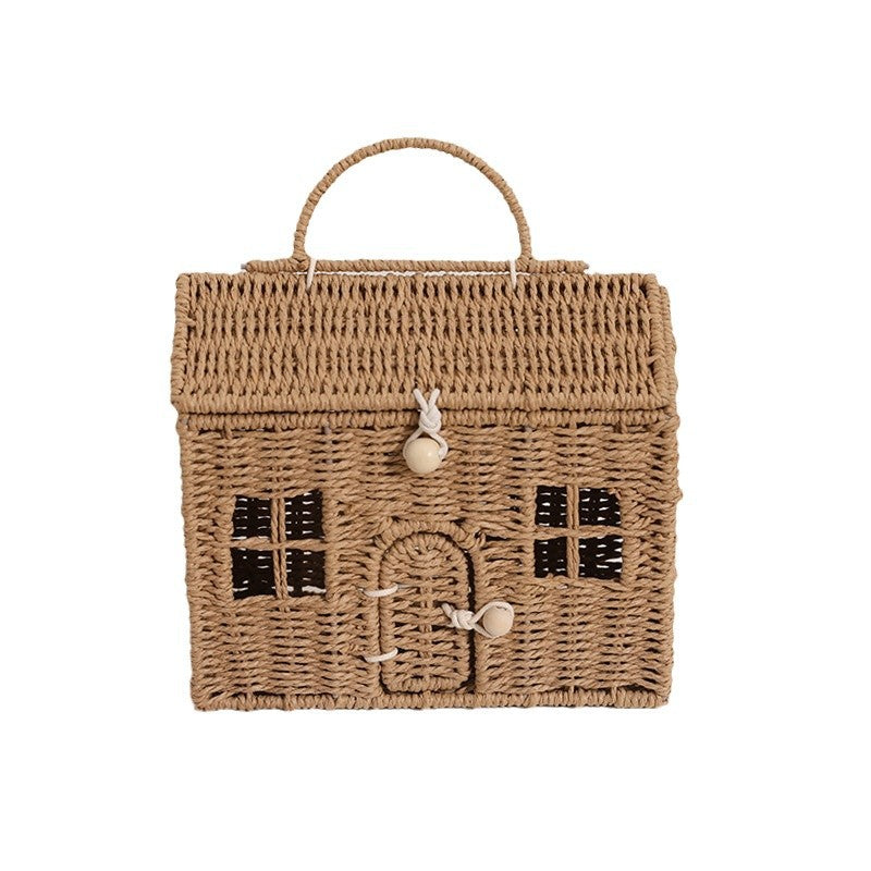 Handcrafted decorative basket Acalora