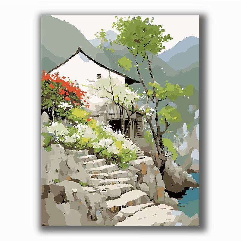 Urban Vintage Architecture Canvas Art