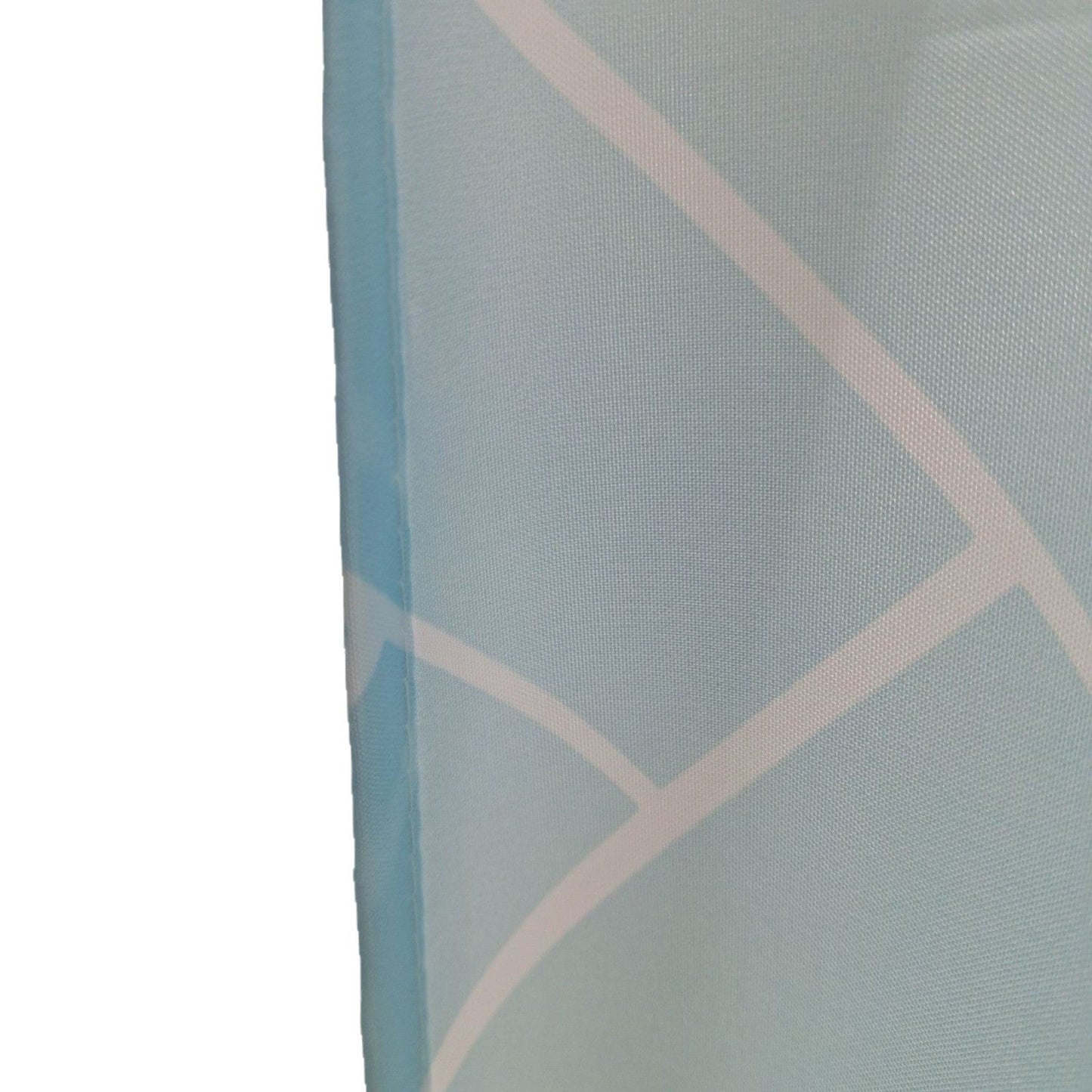 Geo-Patterned Shower Curtain