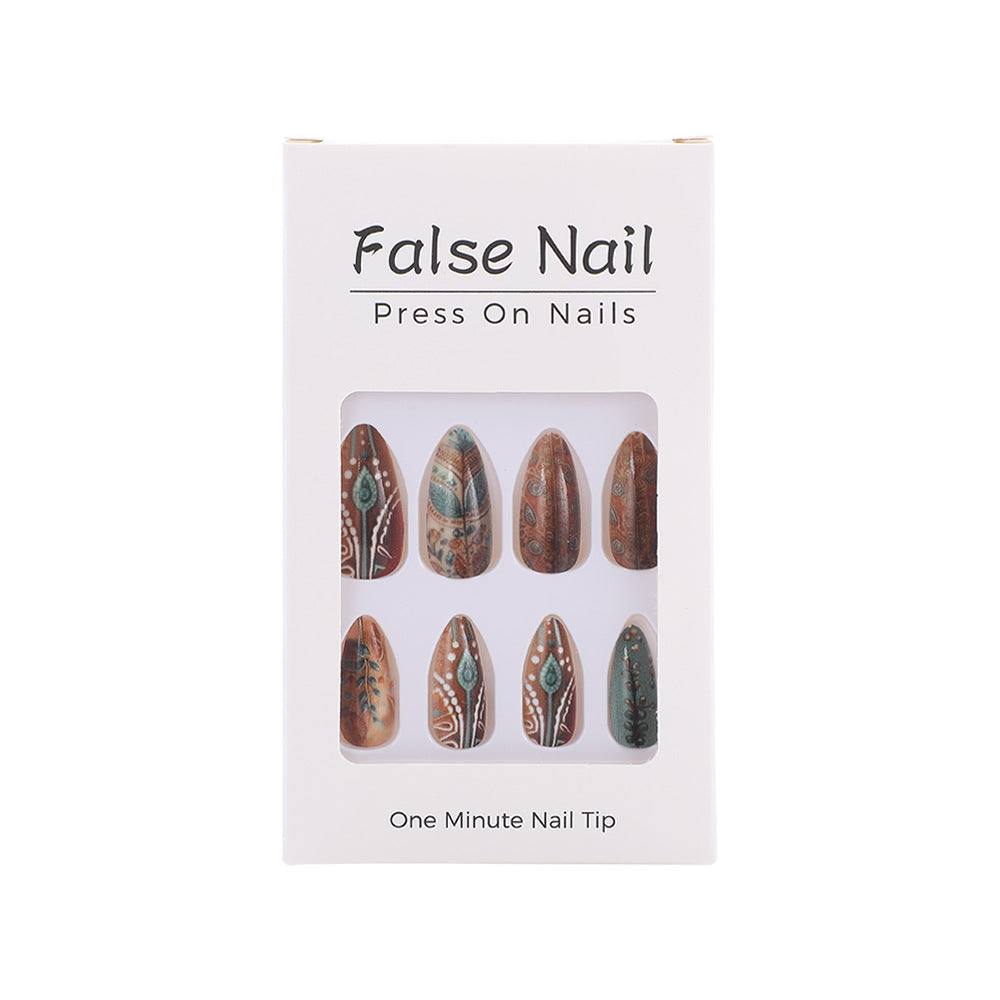 Artificial nails in ethnic design Acalora