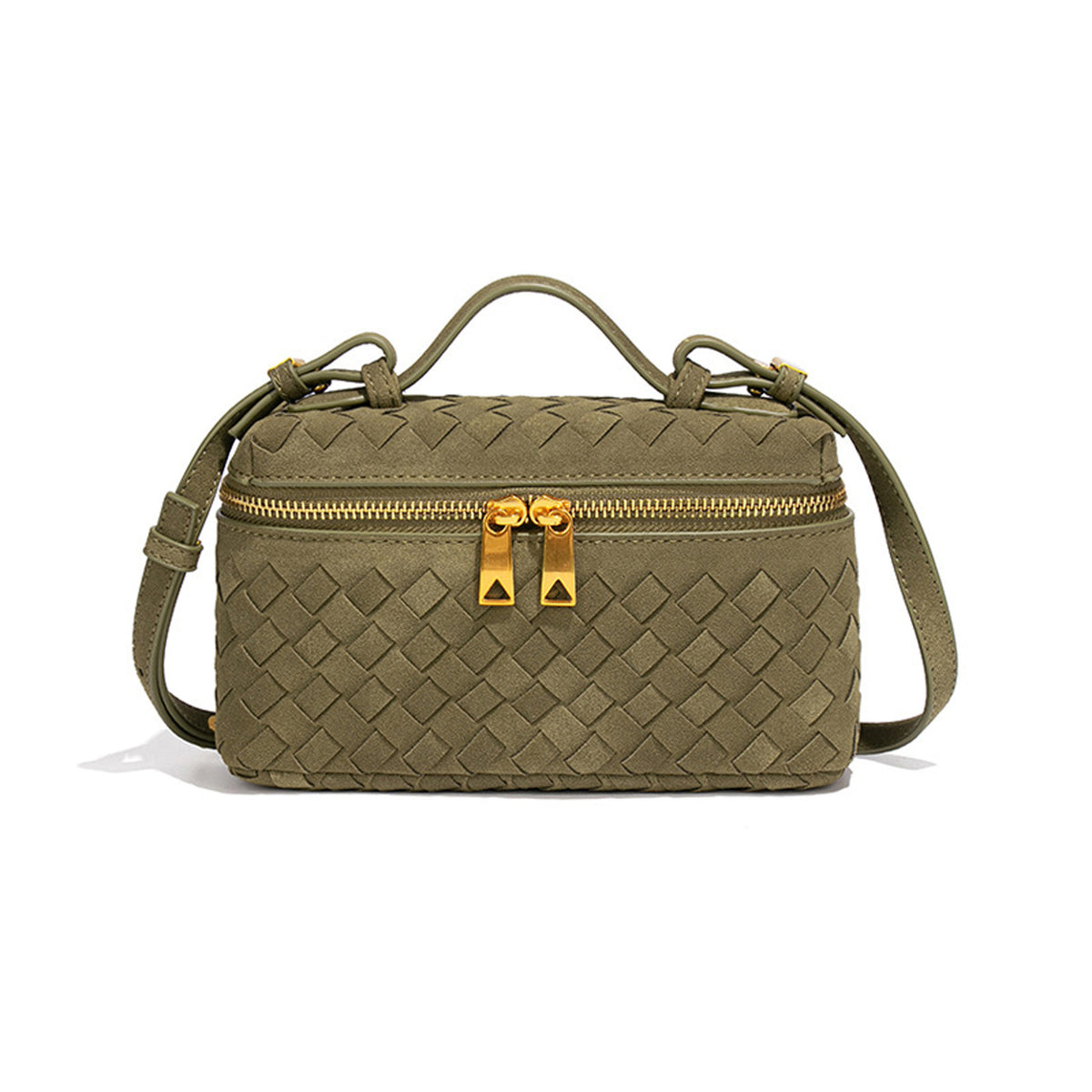 Textured Suede Crossbody Handbag Acalora