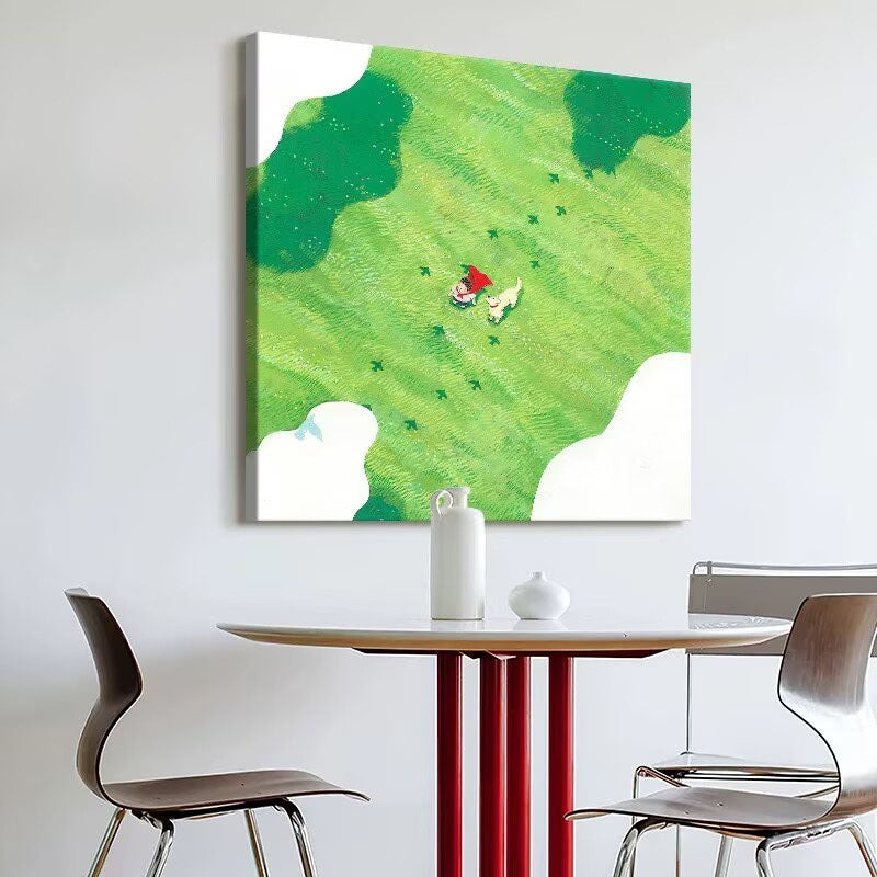 Playful Landscape Art Print