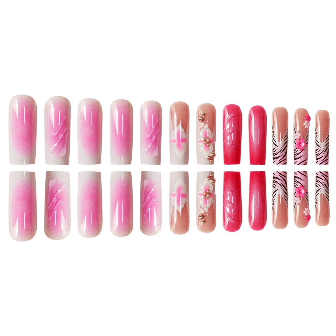Floral 3D Nail Art Extensions Acalora