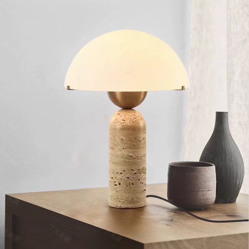 Modern Table Lamp with Elegant Dome Shade
