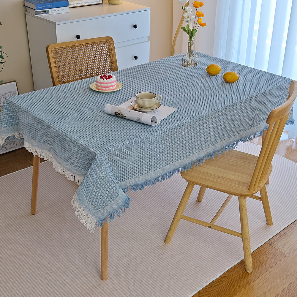 Decorative Fringed Tablecloth