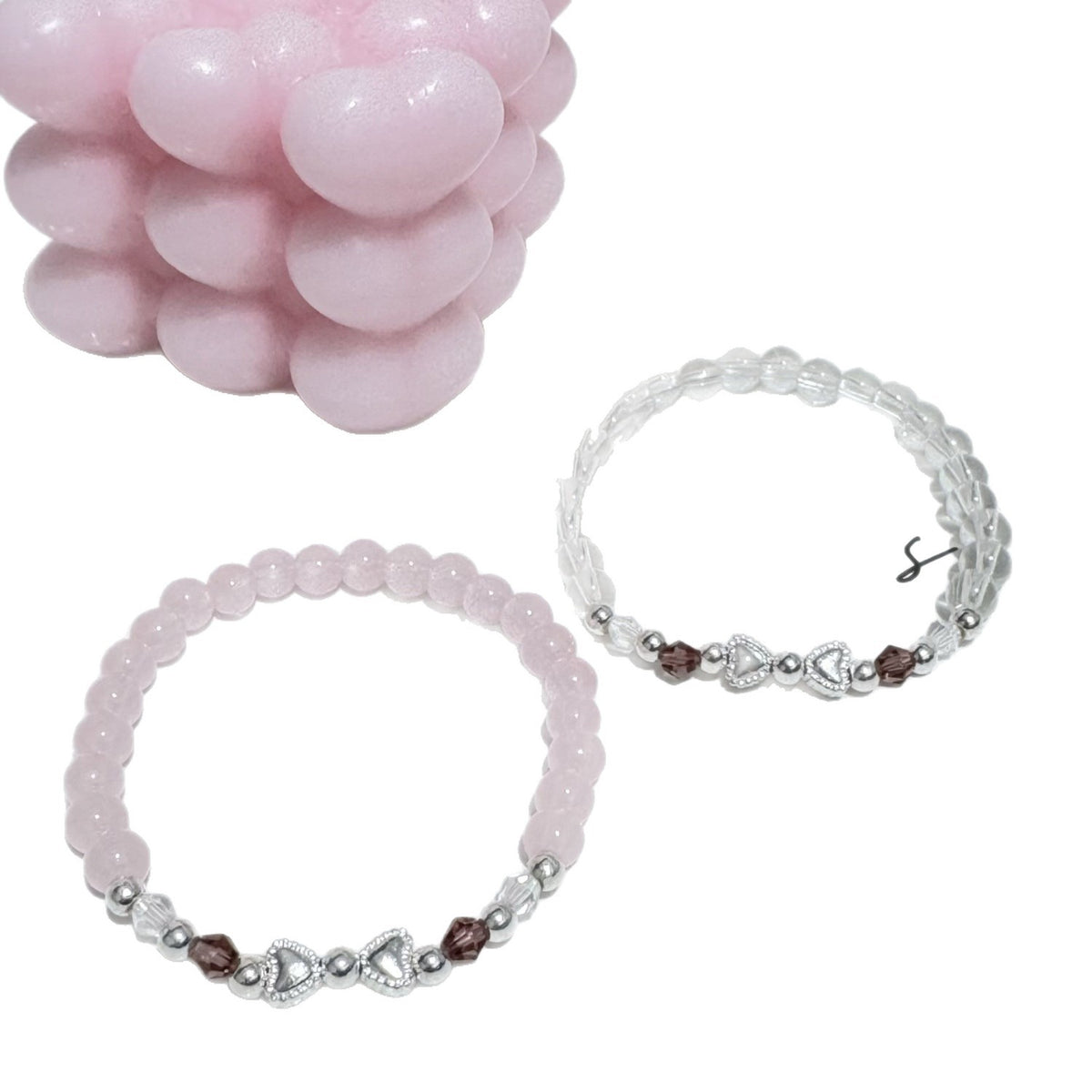 Romantic Floral Beaded Bracelet Acalora