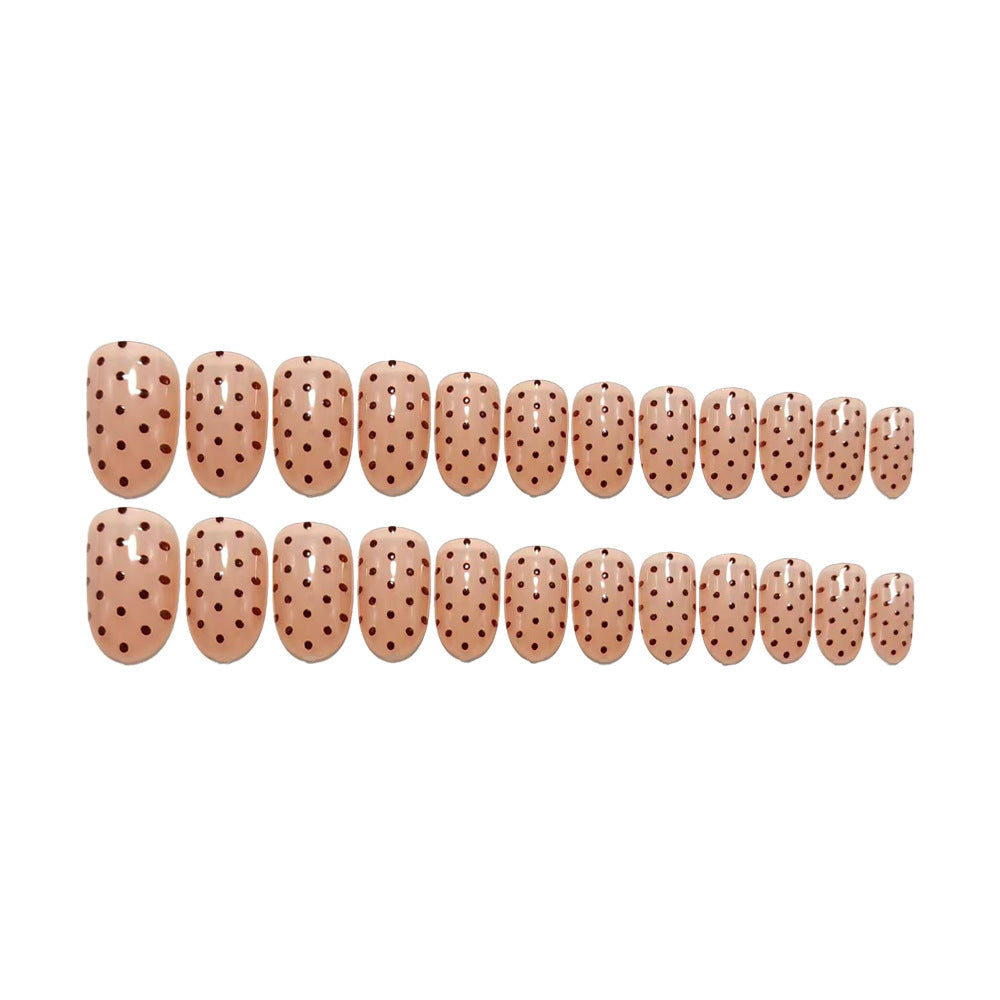 Artificial nails with elegant dot design Acalora