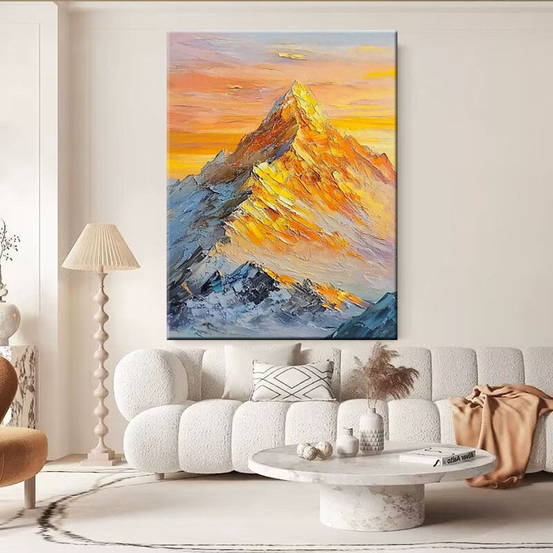 Decorative Mountain Landscape Canvas Wall Art