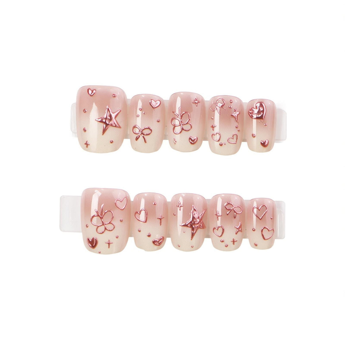Thematic Press-On Nail Art Set Acalora