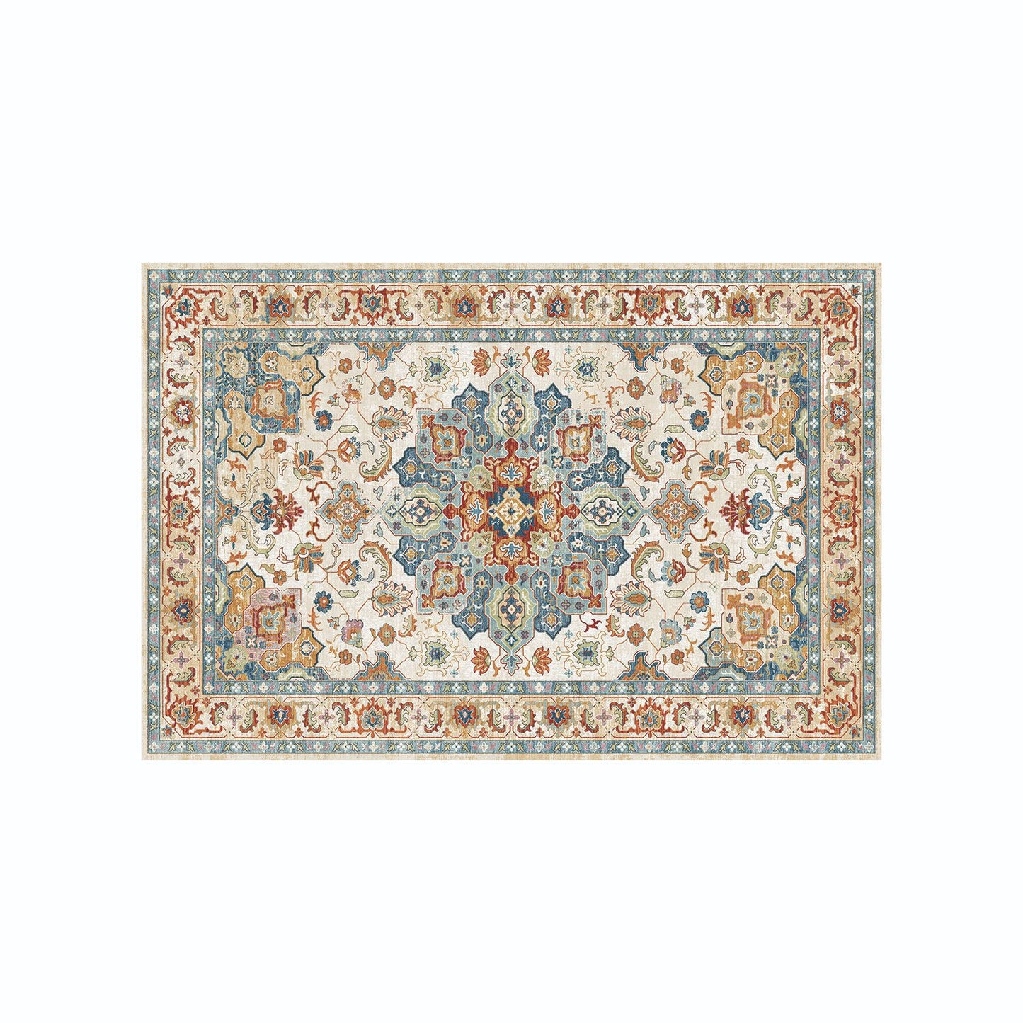 Elegant Vintage-Inspired Bath Mat Acalora