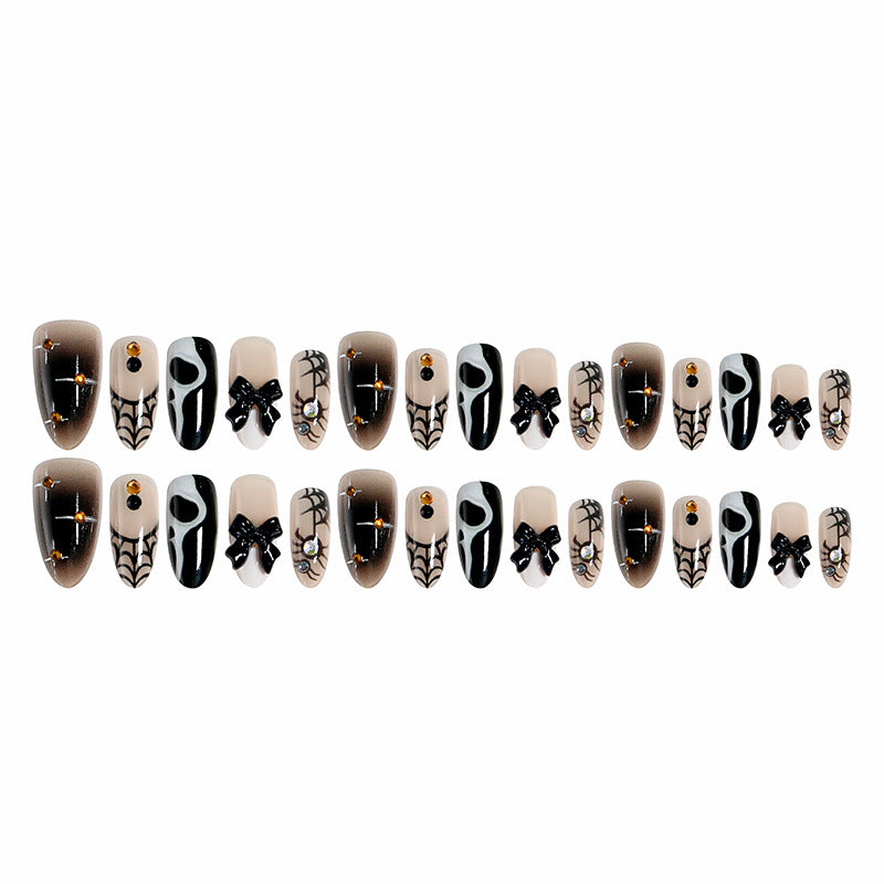 Creative Halloween Nail Art Set with Creepy Design Acalora