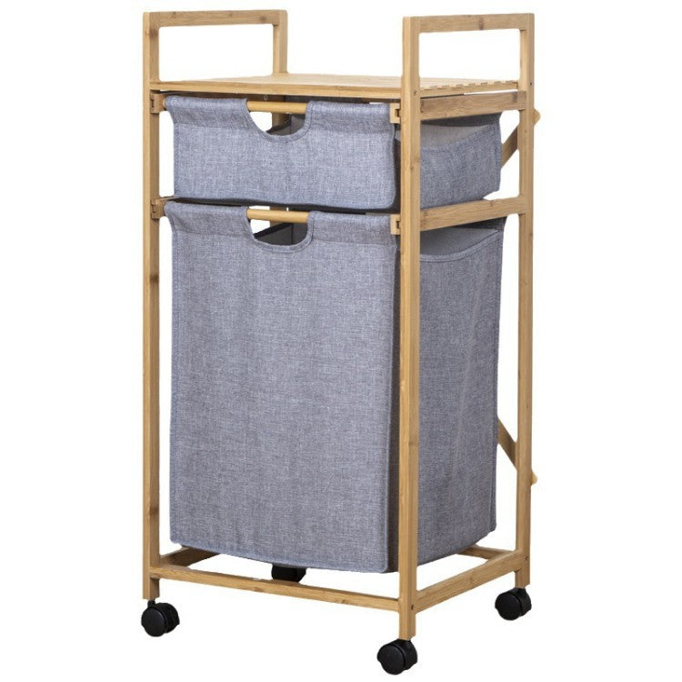Stylish laundry storage tower with wheels Acalora