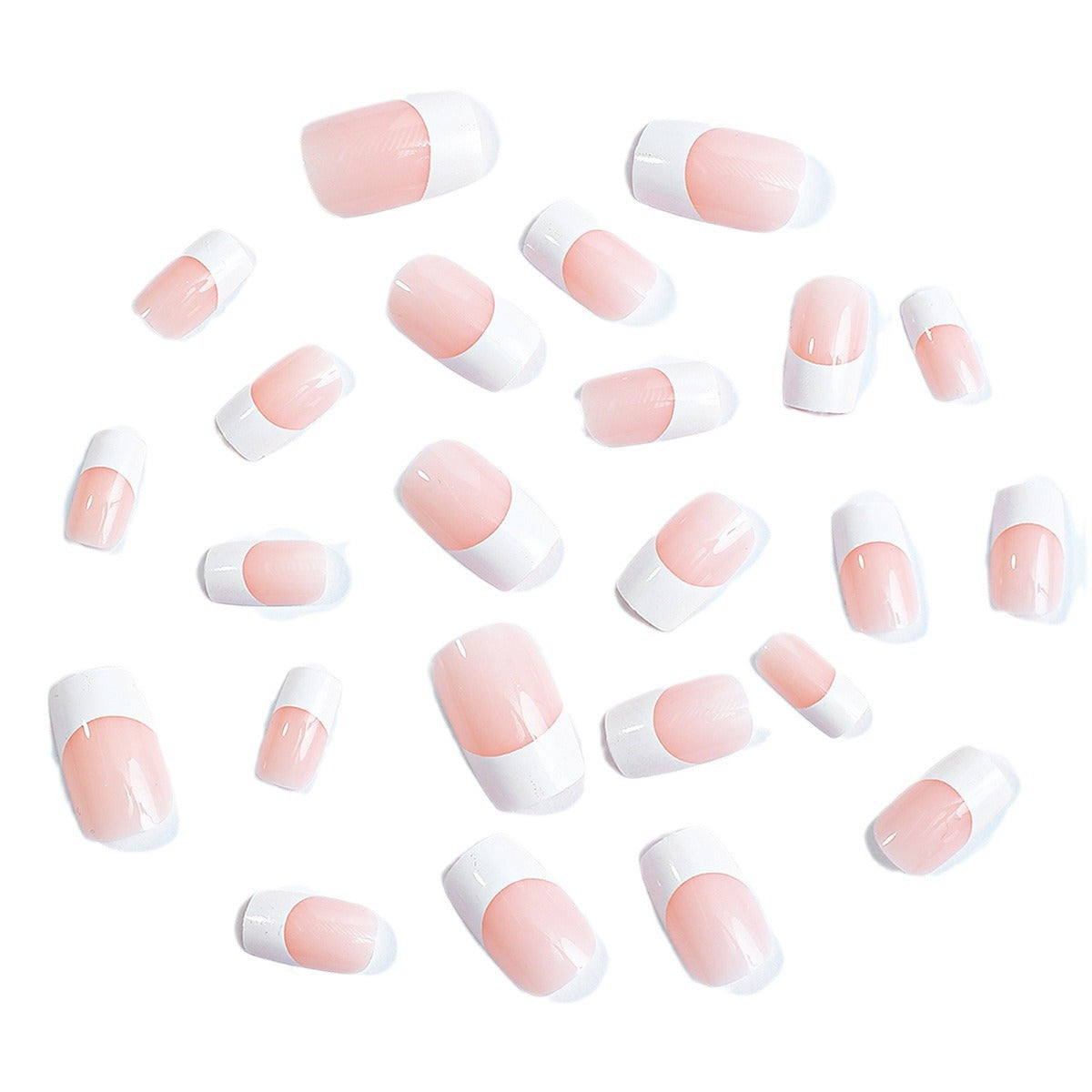 French Tip Press-On Nail Set Acalora
