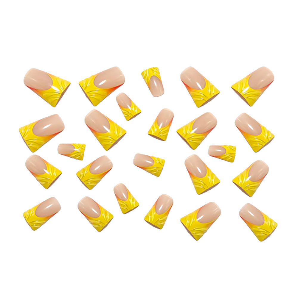 Artificial nails with creative wave design Acalora